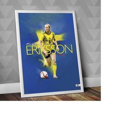 magdalena eriksson - sweden national team / magdalena eriksson poster / magdalena eriksson print / sweden / women soccer