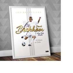 david beckham / free-kicker master / beckham print / england / spain / real madrid cf / los galcticos / galactics / foot