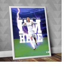 i'm here / cristiano ronaldo / real madrid cf / illustration poster print / soccer / football / cr7 / madrid / spain / p