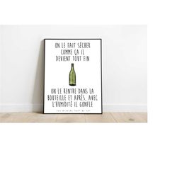 tanned people go skiing - the toad - poster - poster - print