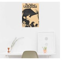 the velvet underground band poster print a5 a1 cult vintage 60s 70s rock music bar club retro decor wall art