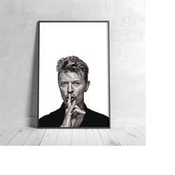 david bowie poster, ziggy stardust music canvas wall art print, music home decor