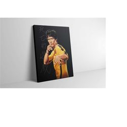 bruce lee canvas art - bruce lee poster - bruce lee print - bruce lee artwork - bruce lee painting - bruce lee portrait