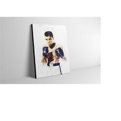 muhammad ali canvas art - muhammad ali poster - muhammad ali print - muhammad ali artwork - muhammad ali painting portra