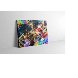 mario kart canvas print wall art mario kart nintendo gaming poster artwork painting gift wall decor