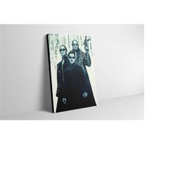 the matrix movie poster - the matrix canvas print - the matrix wall art - matrix wall decor - matrix painting - matrix g