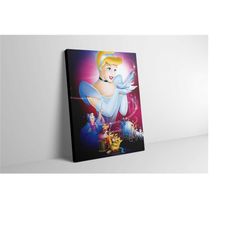 cinderella canvas wall art - cinderella poster - cinderella print - cinderella artwork - cinderella painting - cinderell