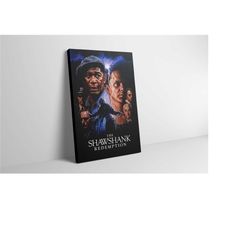 the shawshank redemption movie poster canvas print - shawshank redemption wall art decor - shawshank redemption painting