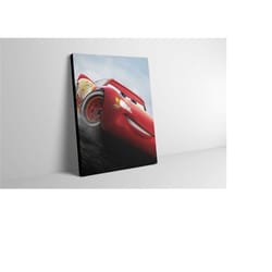 disney cars canvas wall art - lightning mcqueen poster - cars print - disney cars artwork - disney cars painting - disne