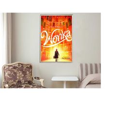 limited edition wonka- movie posters - movie collectibles - unique customized poster gifts