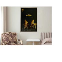 the pianist - movie posters - movie collectibles - unique customized poster gifts