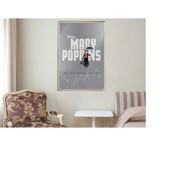 mary poppins - movie posters - movie collectibles - unique customized poster gifts