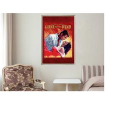 gone with the wind - movie posters - movie collectibles - unique customized poster gifts
