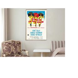 singin in the rain - movie posters - movie collectibles - unique customized poster gifts