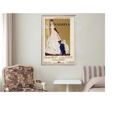 sabrina - movie posters - movie collectibles - unique customized poster gifts