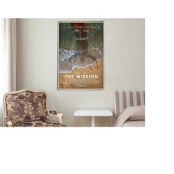 the mission - movie posters - movie collectibles - unique customized poster gifts