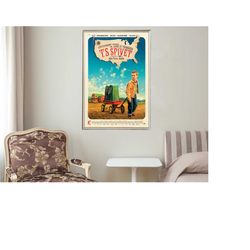 the young and prodigious spivet - movie posters - movie collectibles - unique customized poster gifts