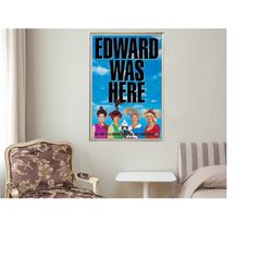 edward scissorhands - movie posters - movie collectibles - unique customized poster gifts