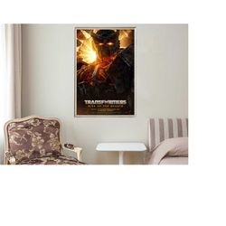 transformers: rise of the beasts - movie posters - movie collectibles - unique customized poster gifts