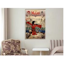 mulan - movie posters - movie collectibles - unique customized poster gifts