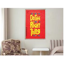 do the right thing - movie posters - movie collectibles - unique customized poster gifts