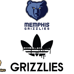Memphis Grizzlies PNG, Adidas NBA PNG, Basketball Team PNG,  NBA Teams PNG ,  NBA Logo Design 16