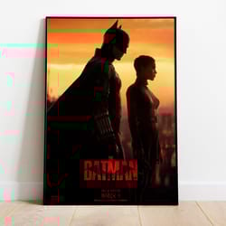 the batman (2022) robert pattinson wall art poster