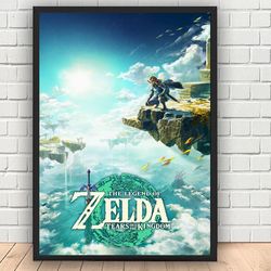 the legend of zelda tears kingdom poster