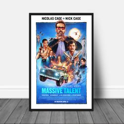 the unbearable weight of massive talent new movie 2022 poster 1