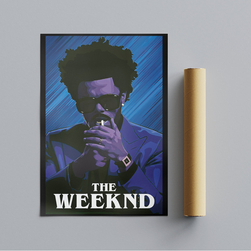 The Weeknd Music Singer Print Art Poster.jpg