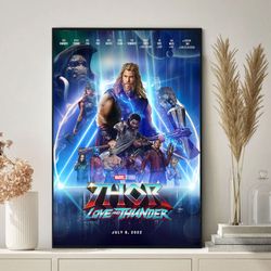 thor love and thunder releases epic first poster no framed