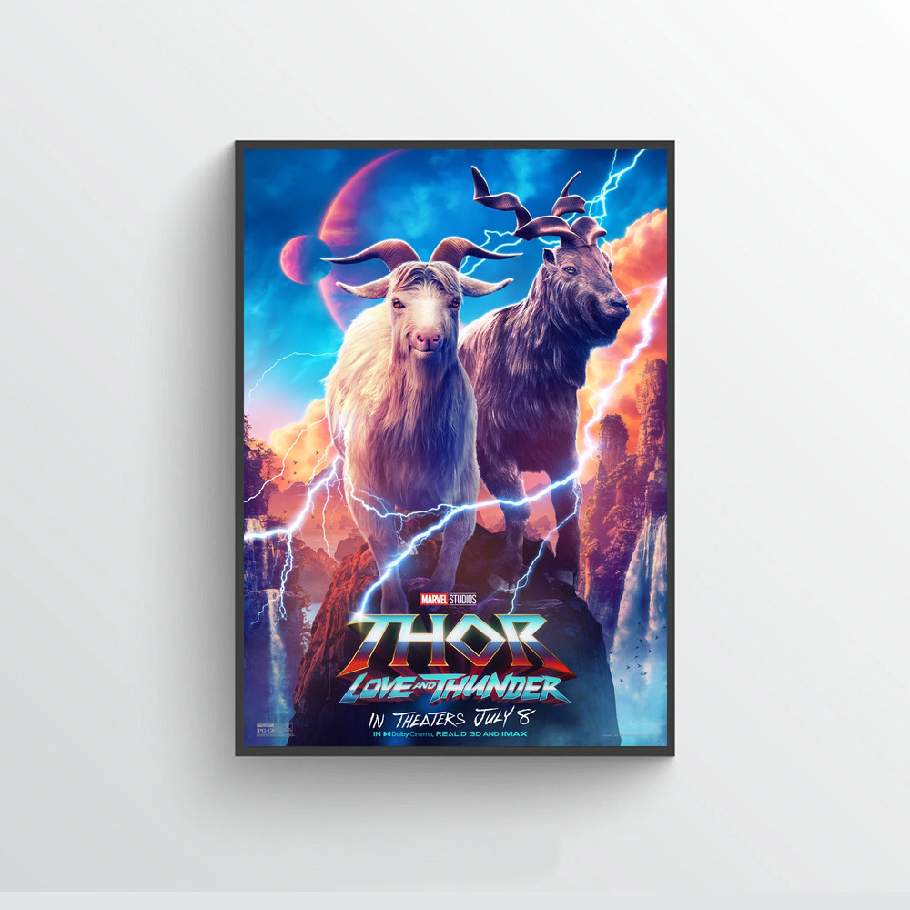 Toothgrinder And Toothgnashe 2022 Thor Poster Wall Art.jpg