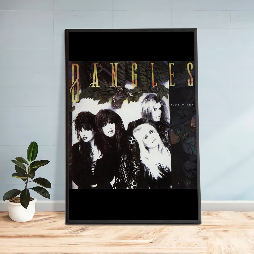 Vintage 88 Pop Rock Vinyl Bangles Everything Record Album Poster.jpg