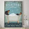 Wash Your Wiener Bathroom Dog Lover No Framed Poster.jpg