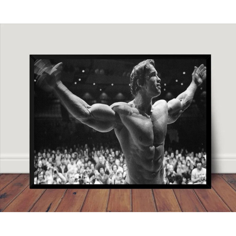 Arnold Schwarzenegger Bodybuilding Poster Canvas Wall Art Home Decor (No Frame) 2.jpg