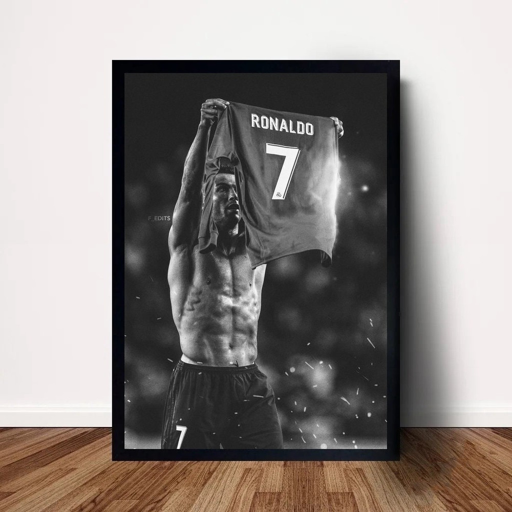 Cristiano Ronaldo Sports Poster Canvas Wall Art Home Decor (No Frame).jpg