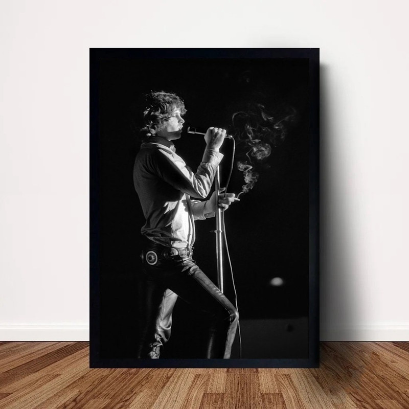 Jim Morrison Music Poster Canvas Wall Art Home Decor (No Frame) 1.jpg