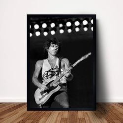 keith richards music poster canvas wall art home decor (no frame) 2