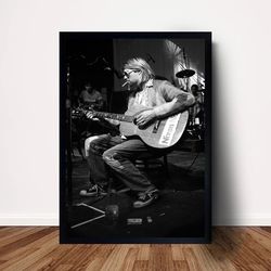 kurt cobain music poster canvas wall art home decor (no frame) 1