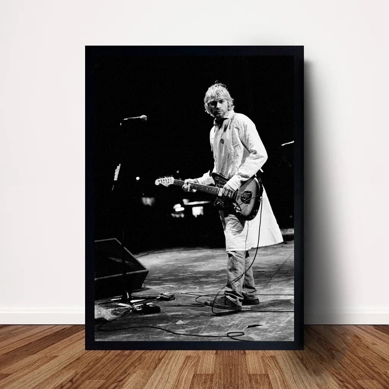 Kurt Cobain Music Poster Canvas Wall Art Home Decor (No Frame) 4.jpg
