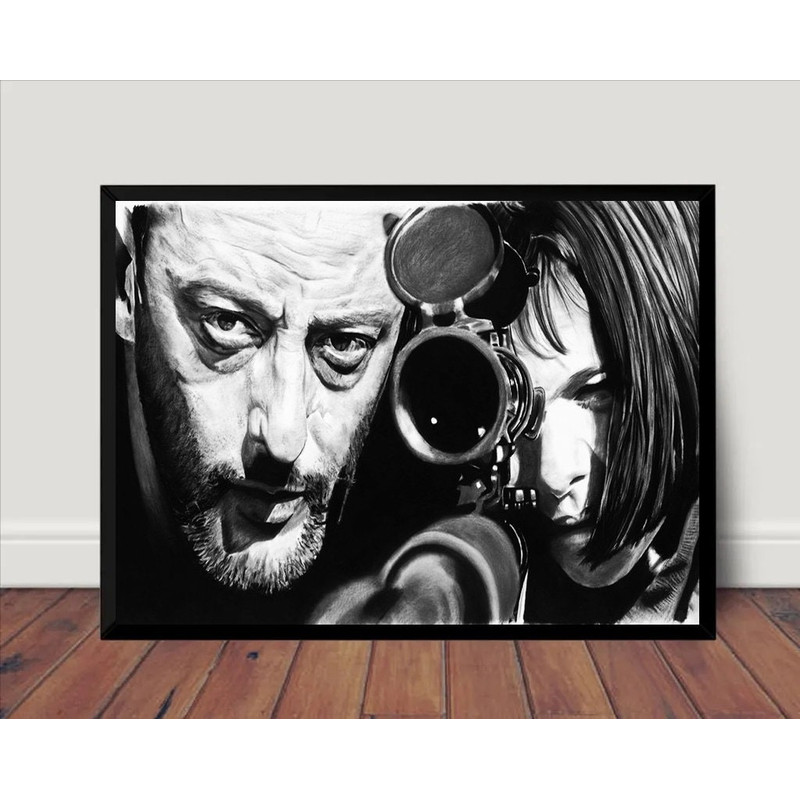 Leon The Professional Movie Poster Canvas Wall Art Home Decor (No Frame) 1.jpg