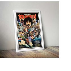frank zappa 200 motels reproduction movie poster print wall art. available in a3, a4 and a5 sizes.