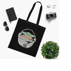 baby yoda tote bag - star wars tote bag - kids tote bag - star wars
