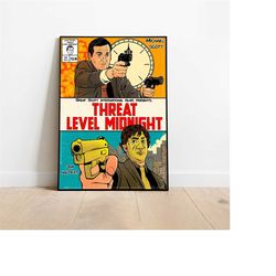 the office poster, threat level midnight poster, a3, a4, a5, comic book poster, michael scarn poster, michael scott, the