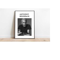 anthony bourdain art print | bourdain poster | anthony bourdain wall art | literary art