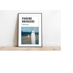phoebe bridgers inspired art print | phoebe bridgers - stranger in the alps poster | phoebe wall art