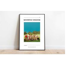 moonrise kingdom inspired art print | wes anderson poster | wes anderson art
