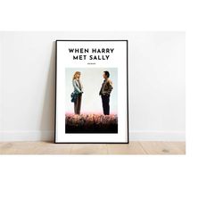 when harry met sally inspired art print | harry met sally poster | rom-com art