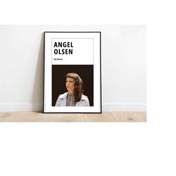 angel olsen - my woman art print | angel olsen album poster