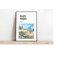 fleet foxes - sun giant art print | fleet foxes album poster